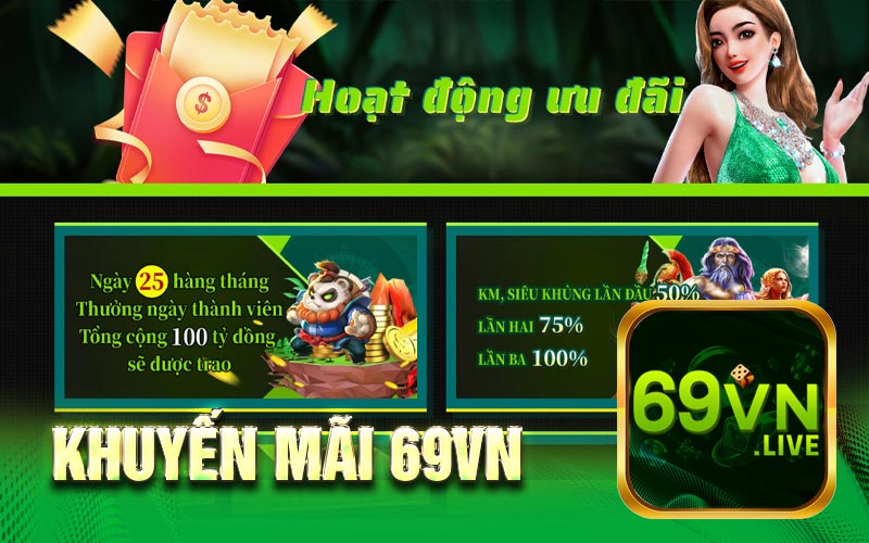 Các Chương Trình Khuyến Mãi 69Vn