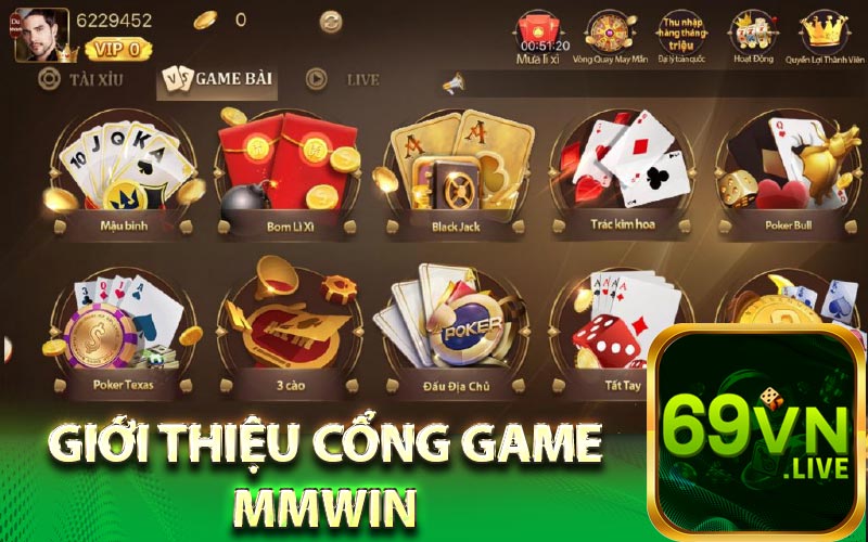 Giới thiệu cổng game MMWIN