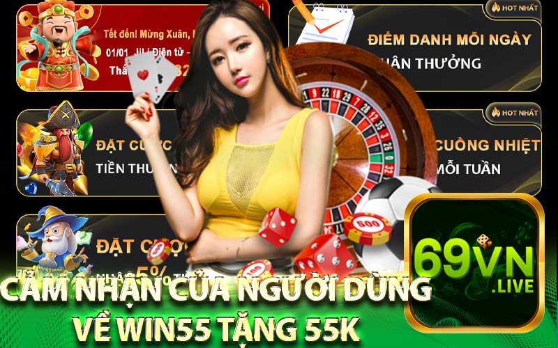 Cảm Nhận Của Người Dùng Về CTKM Win55 Tặng 55K