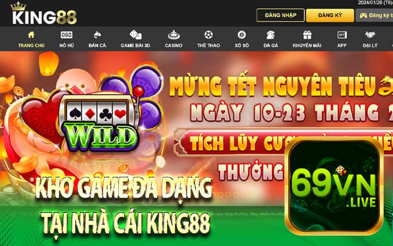 Kho game đa dạng tại nhà cái King88