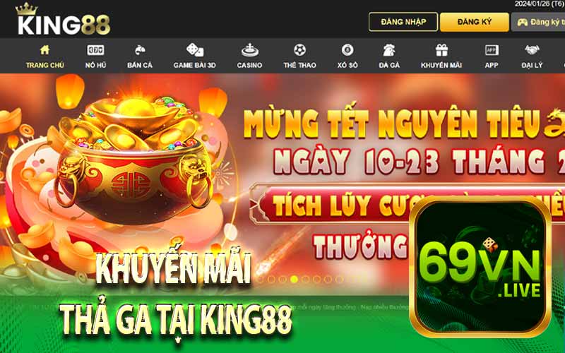 Khuyến mãi thả ga tại King88