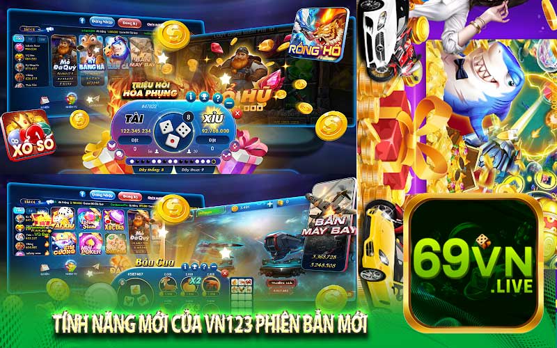 Tính năng mới của vn123 phiên bản mới